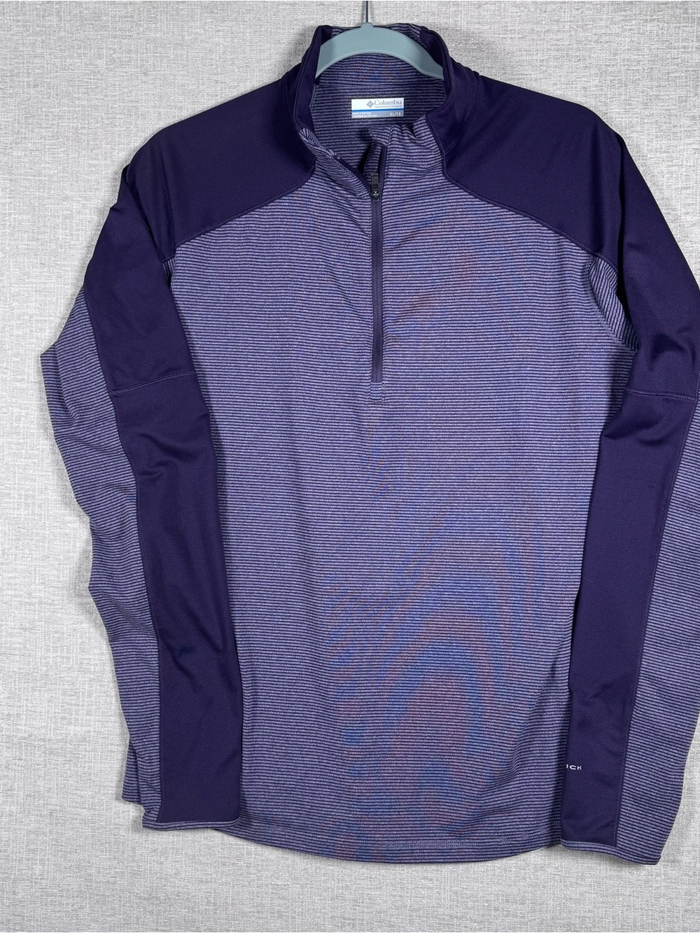 Columbia Men's Deep Purple Half-Zip Performance Pullover